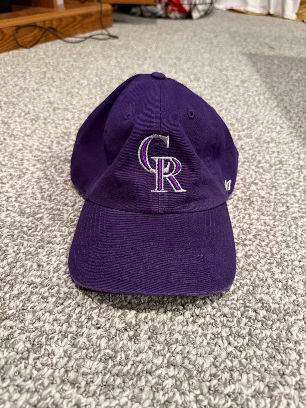 Colorado Rockies MLB Baseball Hat Purple Adjustable Cap 47 Brand